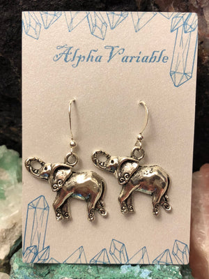 Elephant Earrings - Earrings - AlphaVariable