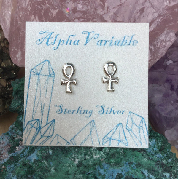 Ankh Earrings - Earrings - AlphaVariable