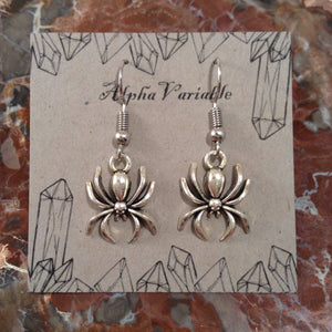 Spider Earrings - Earrings - AlphaVariable