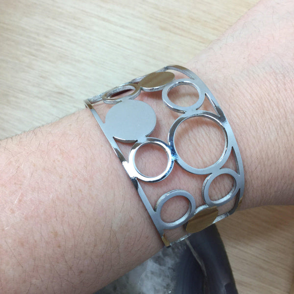 Geometric Cuff Bracelet - Bracelet - AlphaVariable