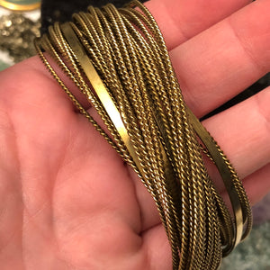 Bronze Infinity Stacking Bangle Bracelet - Bracelet - AlphaVariable