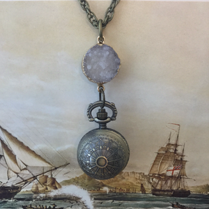 Pocket Watch Necklace - Necklace - AlphaVariable
