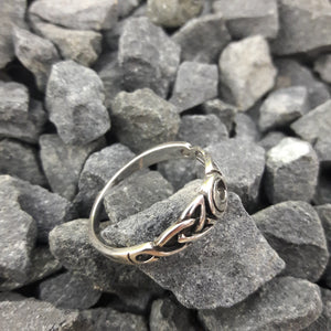 Sterling Silver Moon Ring - Sterling Silver Rings - AlphaVariable