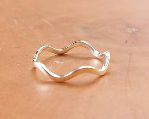 Wave Stacking Ring - Ring - AlphaVariable