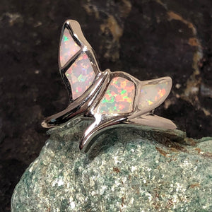 Opal Whale Tail Ring - Ring - AlphaVariable